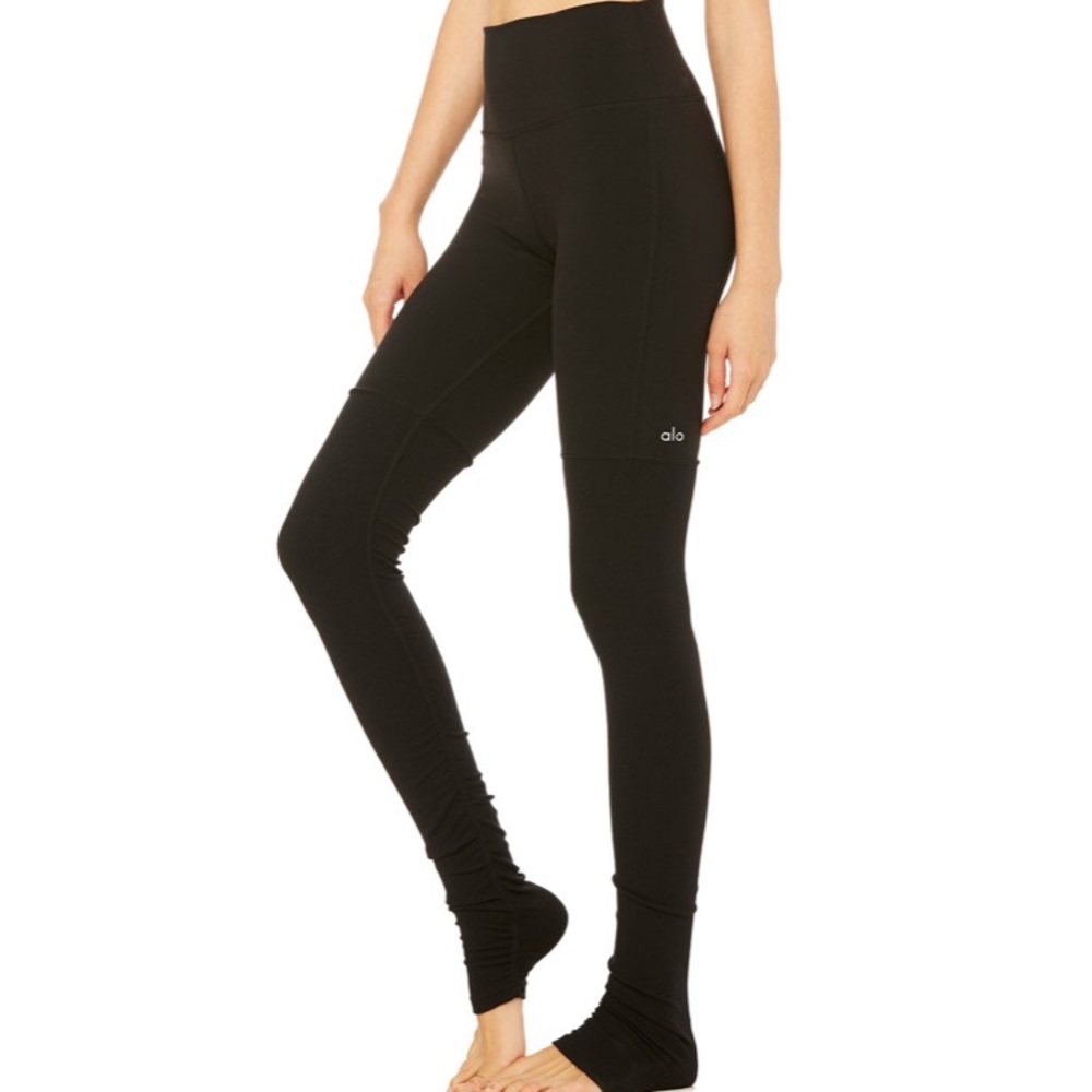 Alo Goddess Legging - Black/Black